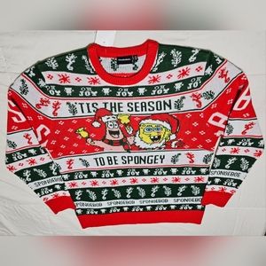 SpongeBob SquarePants Holiday Ugly Sweater - Size XL